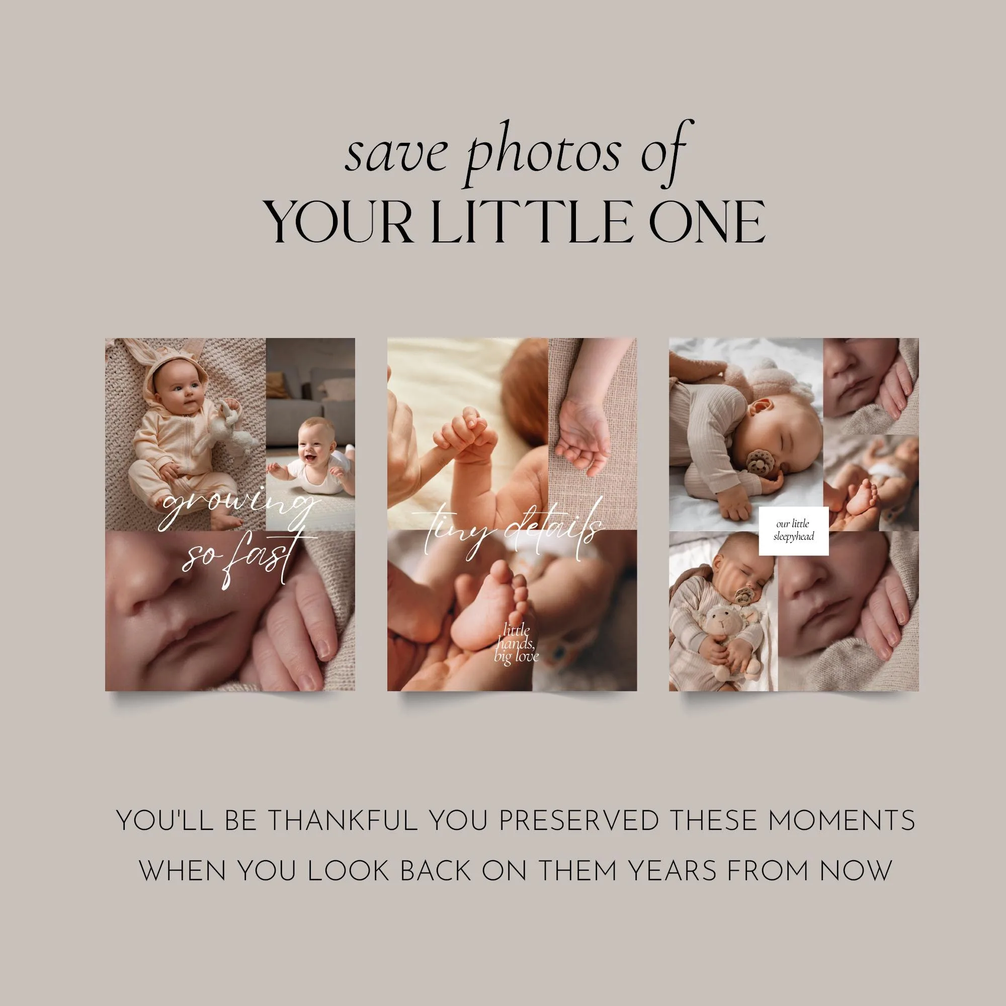 Newborn Baby Memory Magazine Template – 30 Pages – preview 6