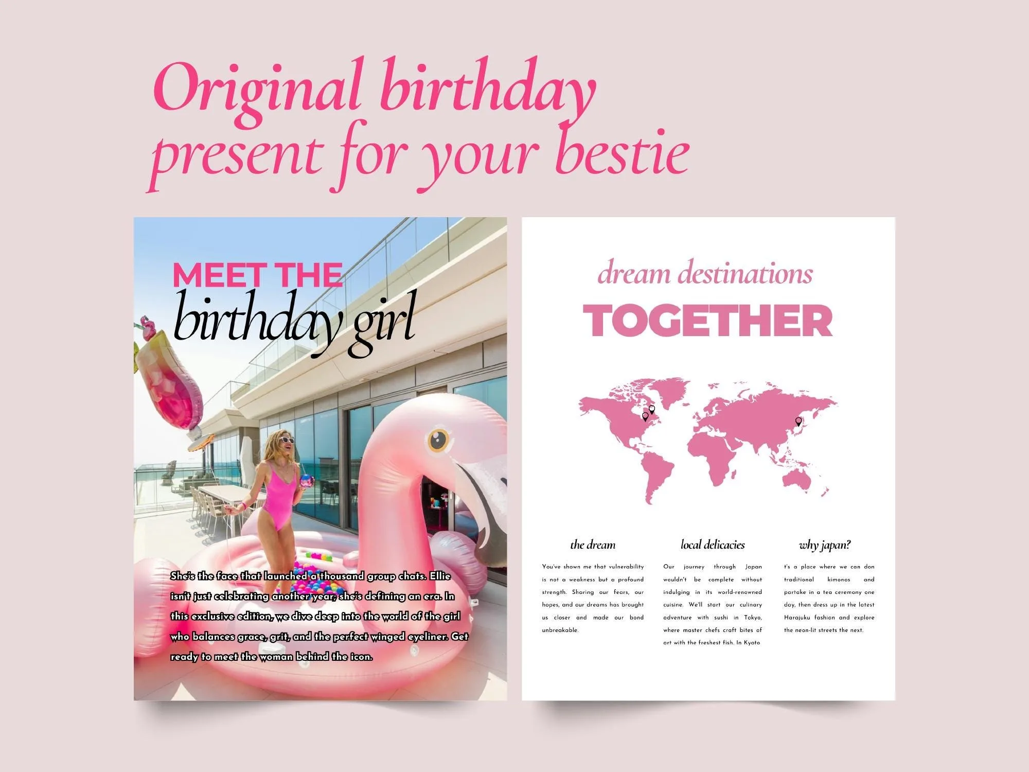 Best Friend Birthday Magazine Template – 40+ Pages – preview 5