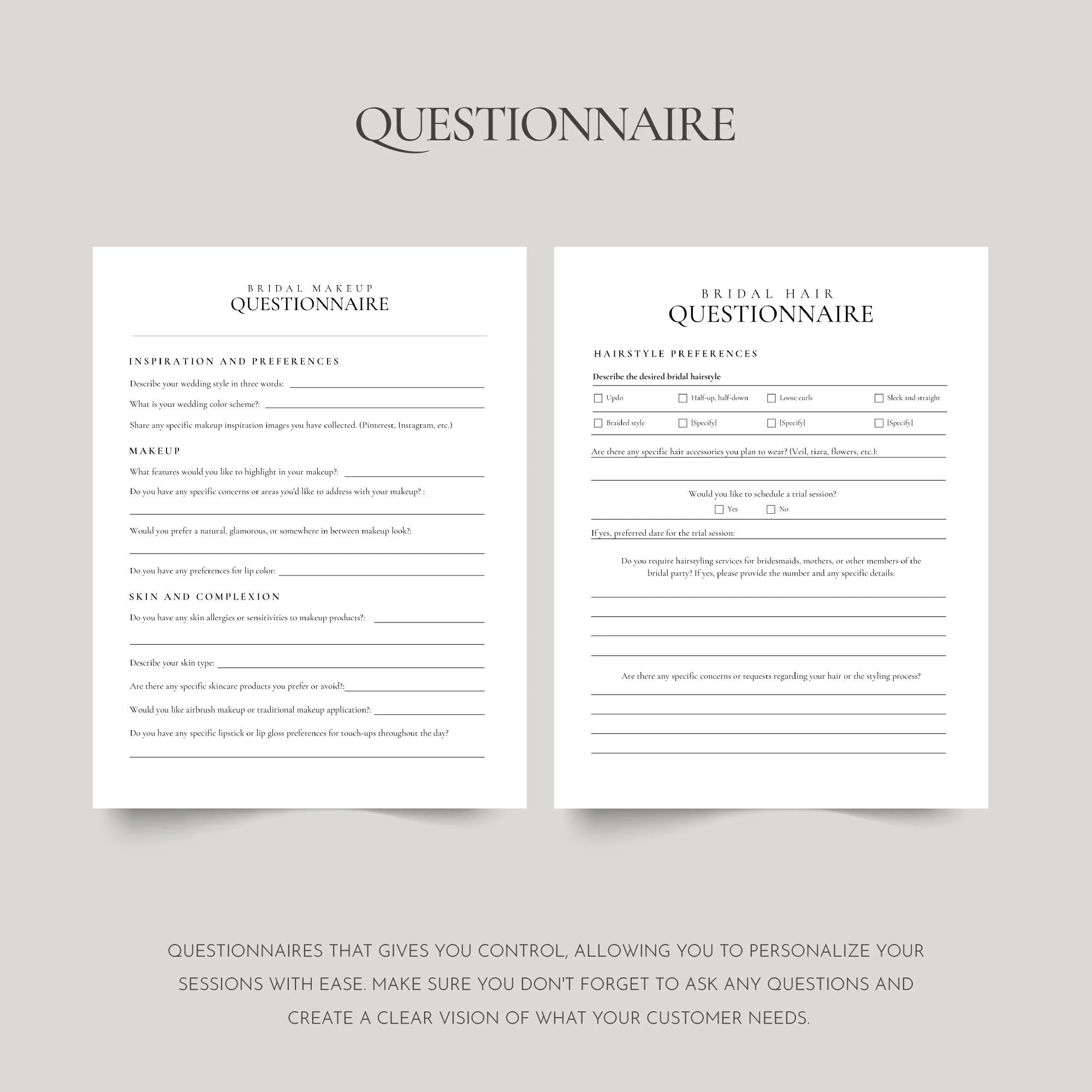 Bridal Hair & Makeup Contract Template Bundle – preview 5