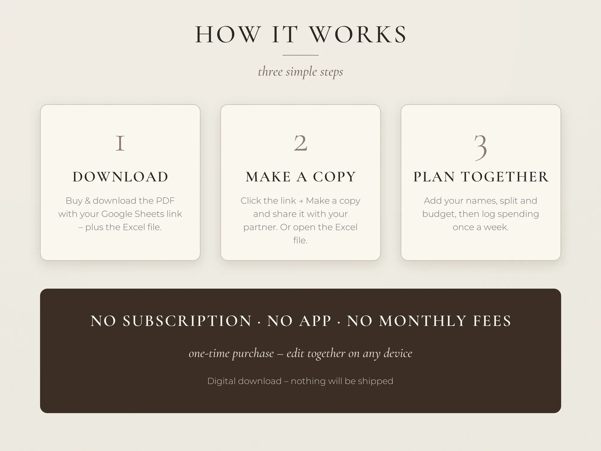 Couples Budget Spreadsheet – Google Sheets & Excel – preview 10