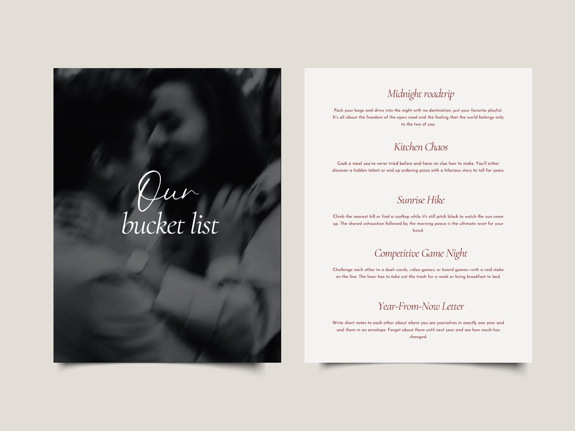 Couple's Magazine Template – Personalized Love Story Gift – preview 8