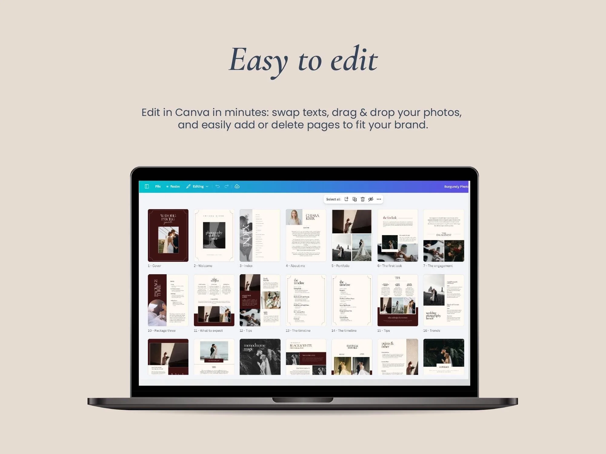 Dusty Blue Wedding Photography Bundle – preview 7