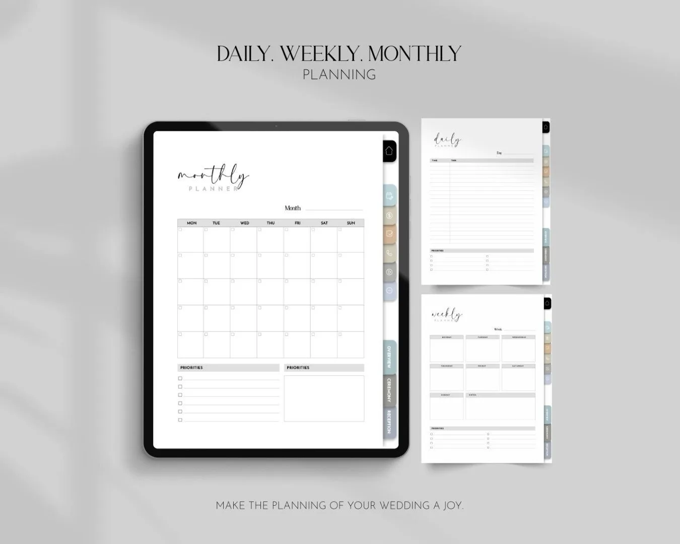 Digital Wedding Planner for Goodnotes – 300+ Pages – preview 4