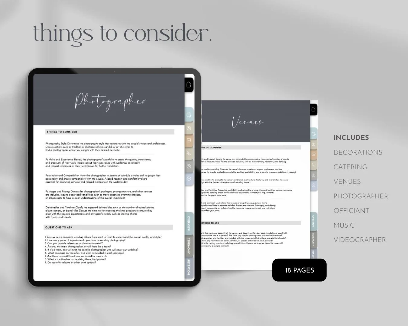 Digital Wedding Planner for Goodnotes – 300+ Pages – preview 5