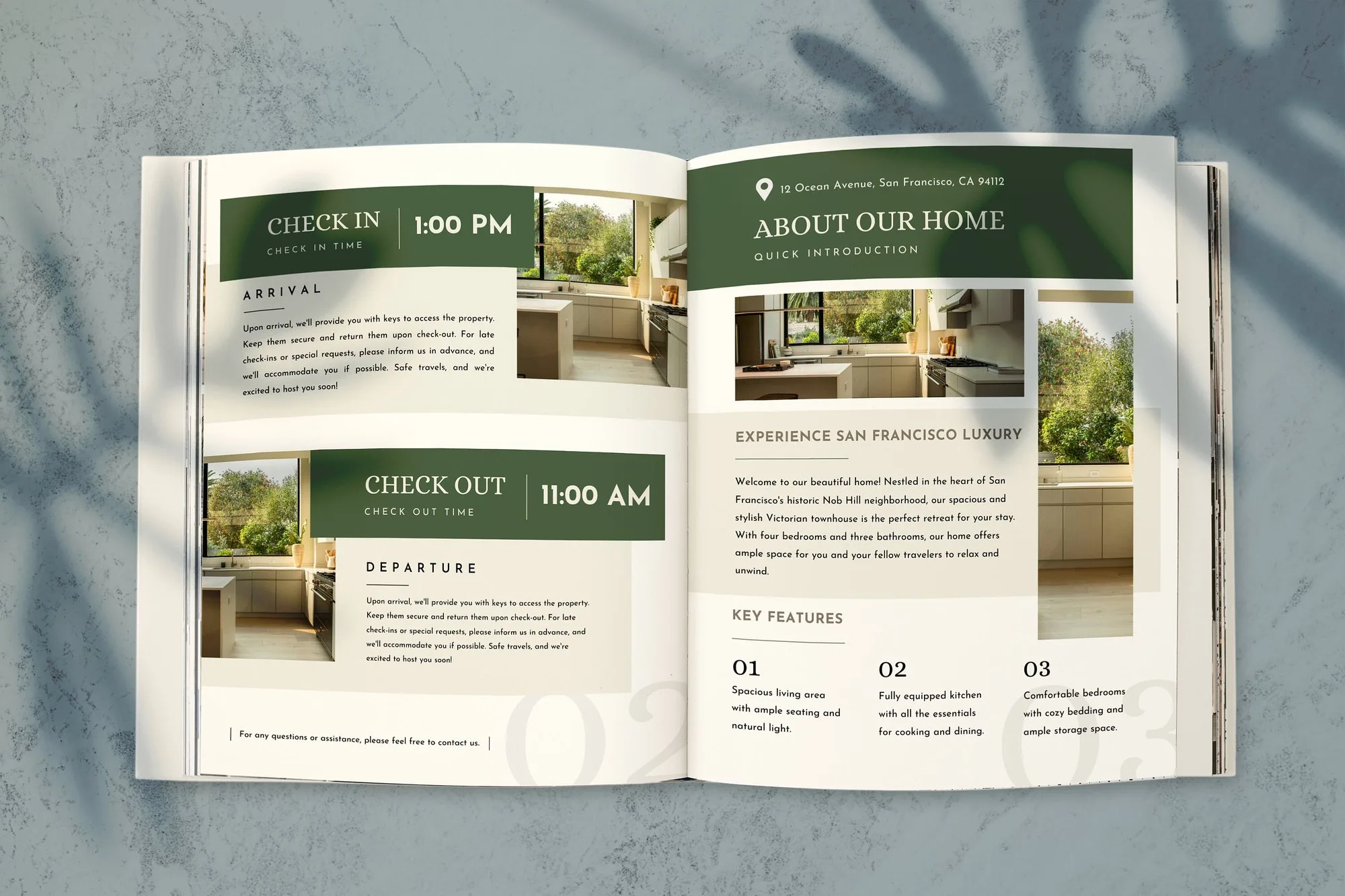 Vacation Rental Welcome Book Template – Airbnb Guest Guide – preview 6