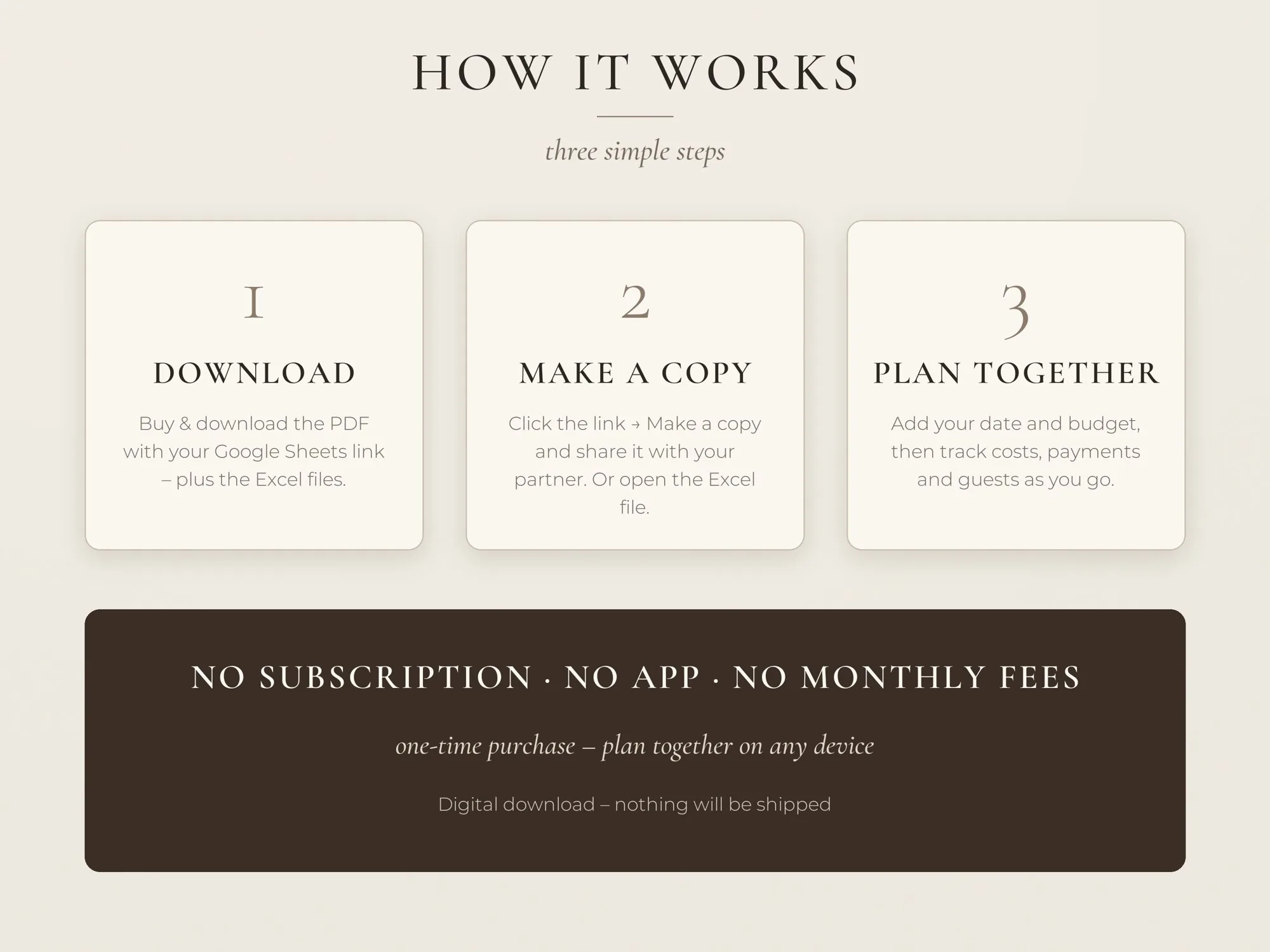 Wedding Budget Spreadsheet & Planner – Google Sheets & Excel – preview 9