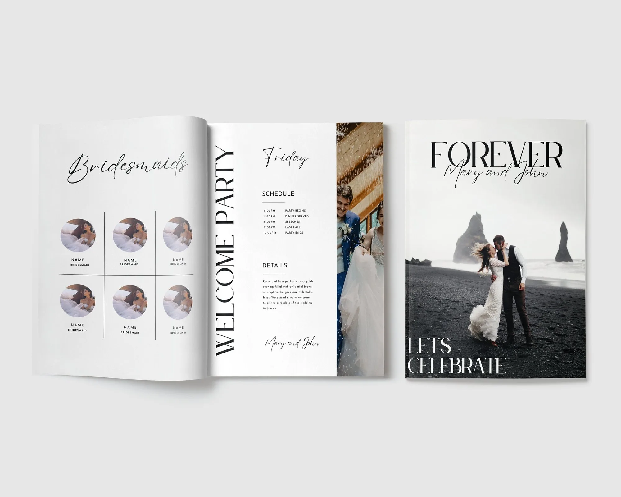 Wedding Magazine Template – Love Story Keepsake – preview 4