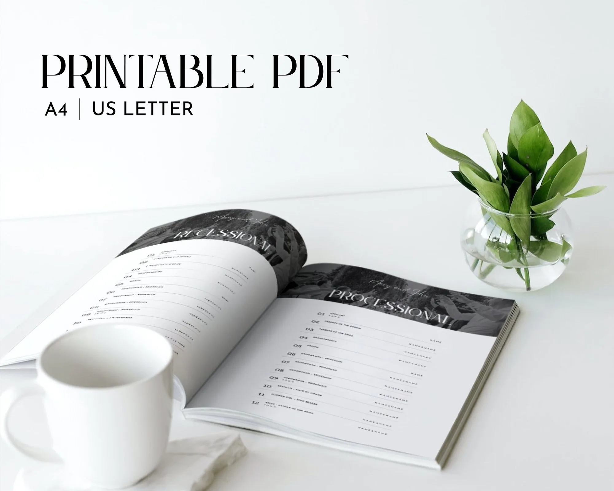 Wedding Magazine Template – Love Story Keepsake – preview 7