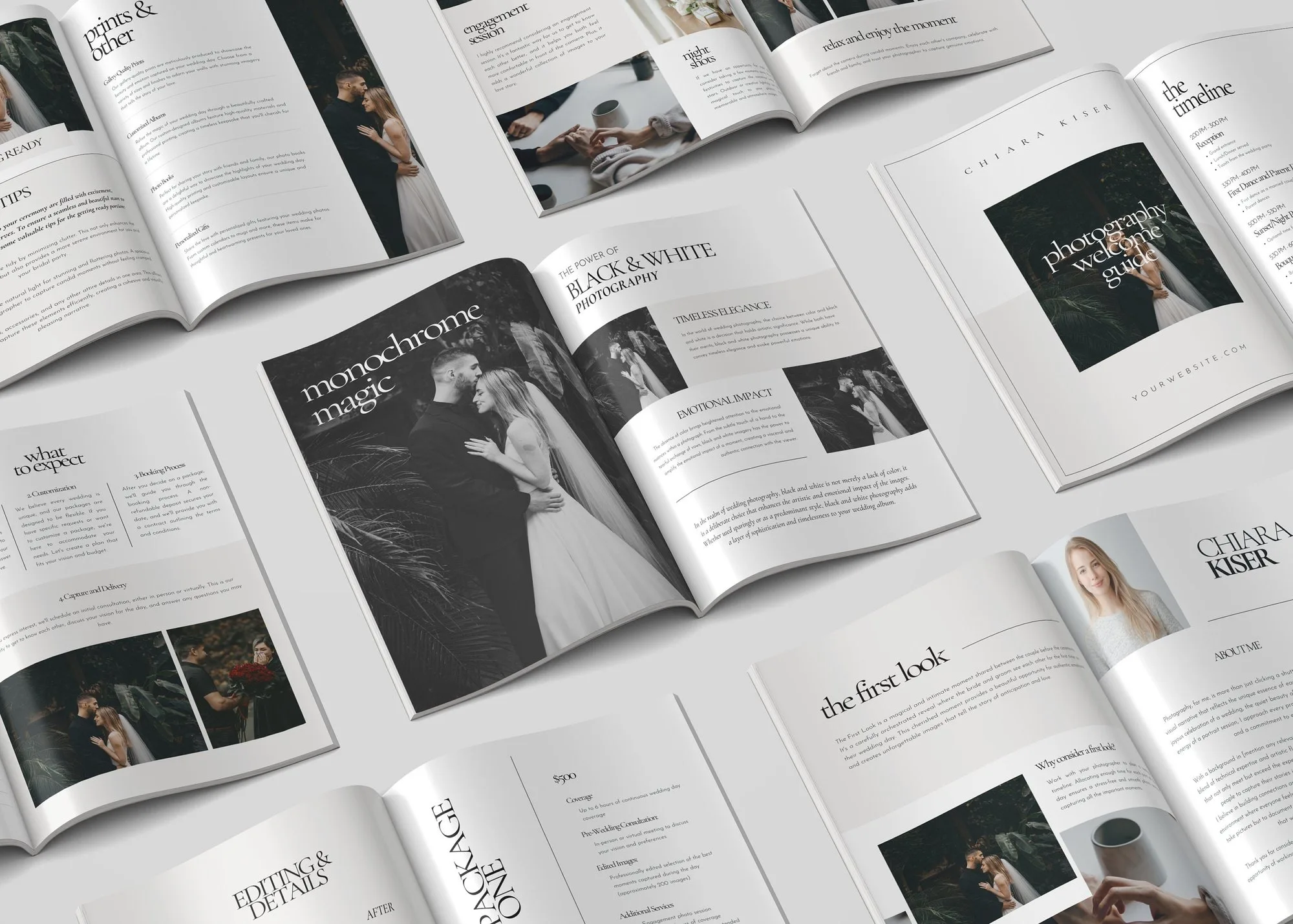 Wedding Photography Pricing Guide Template – 30 Pages – preview 2