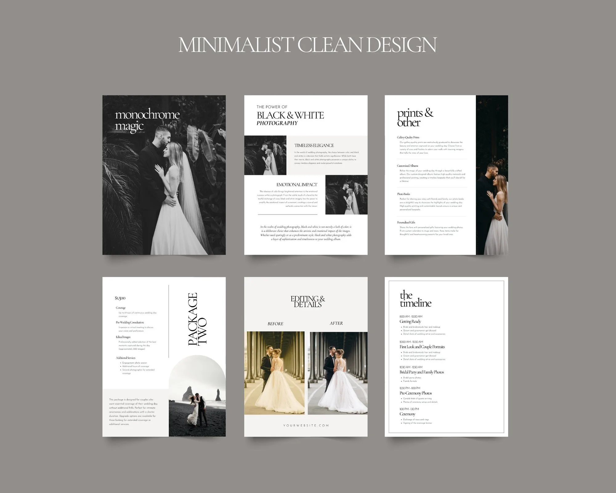 Wedding Photography Pricing Guide Template – 30 Pages – preview 6