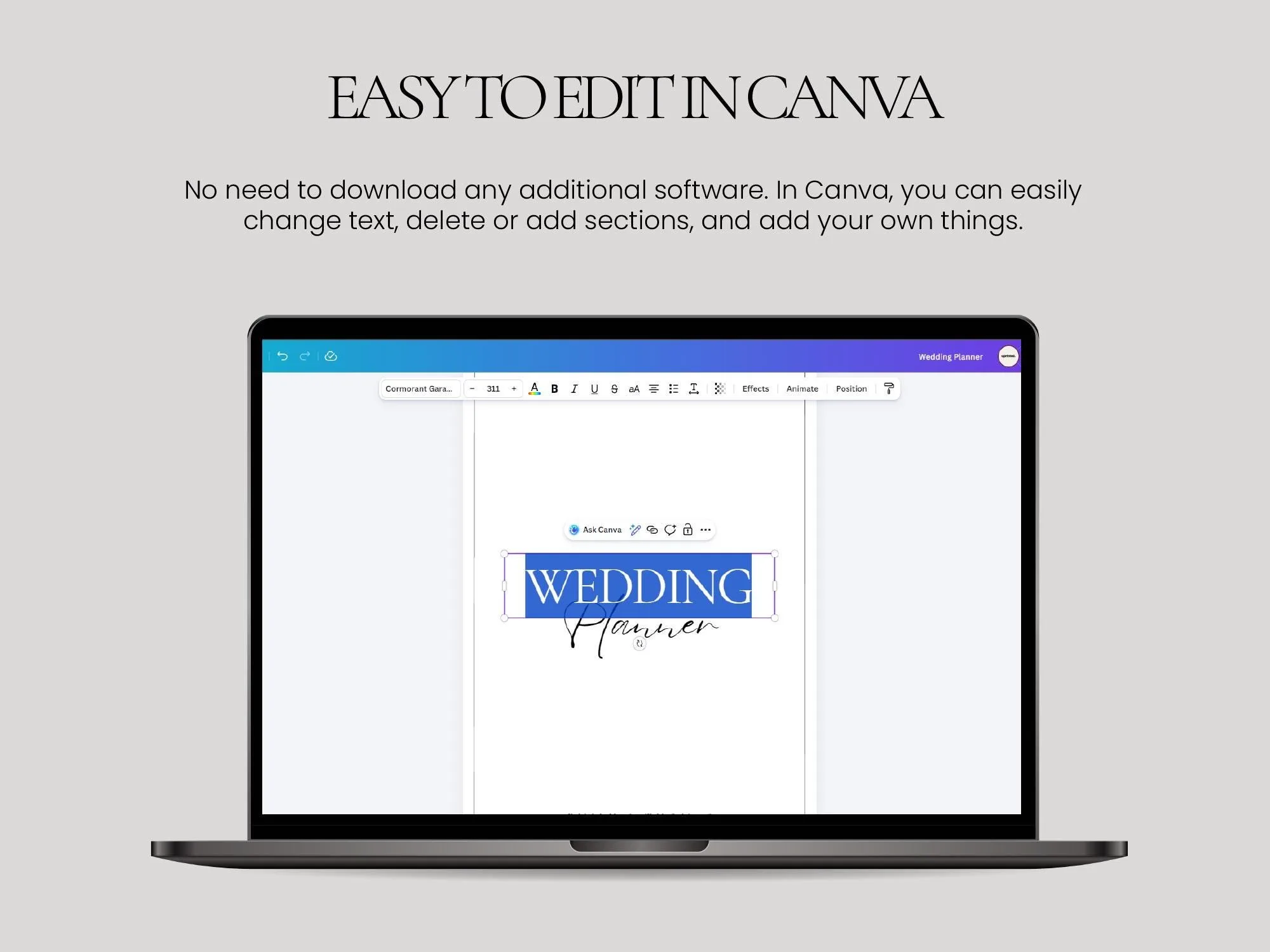 Printable Wedding Planner Binder – 420+ Pages – preview 7